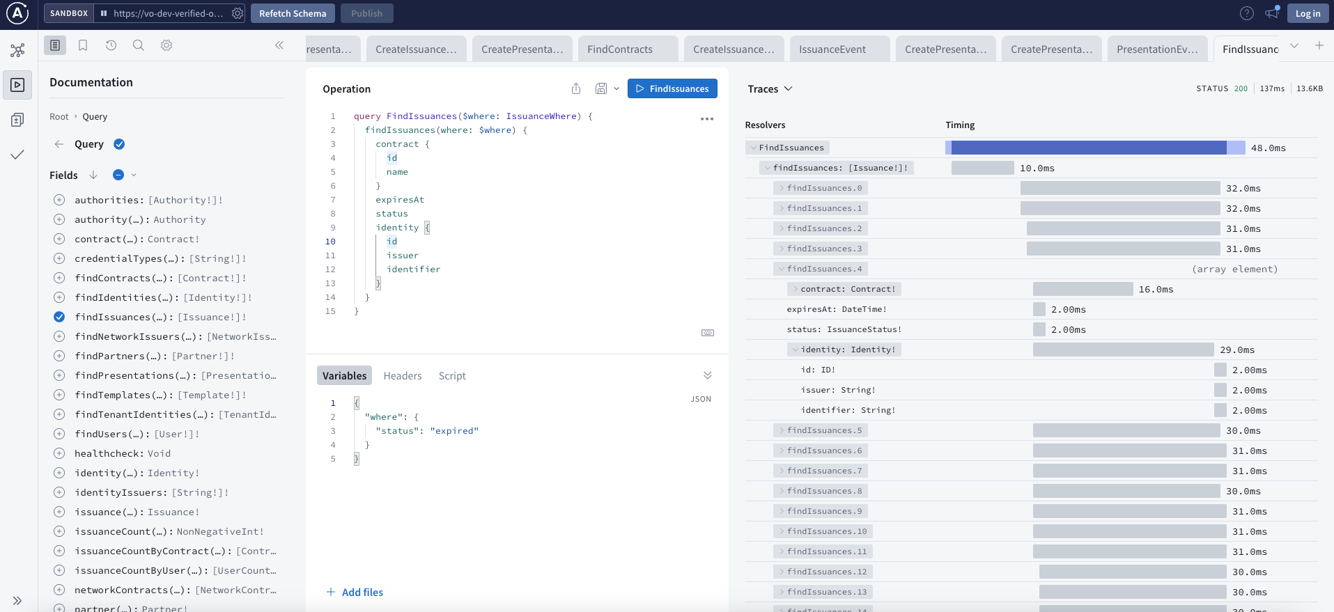 Apollo Studio Traces